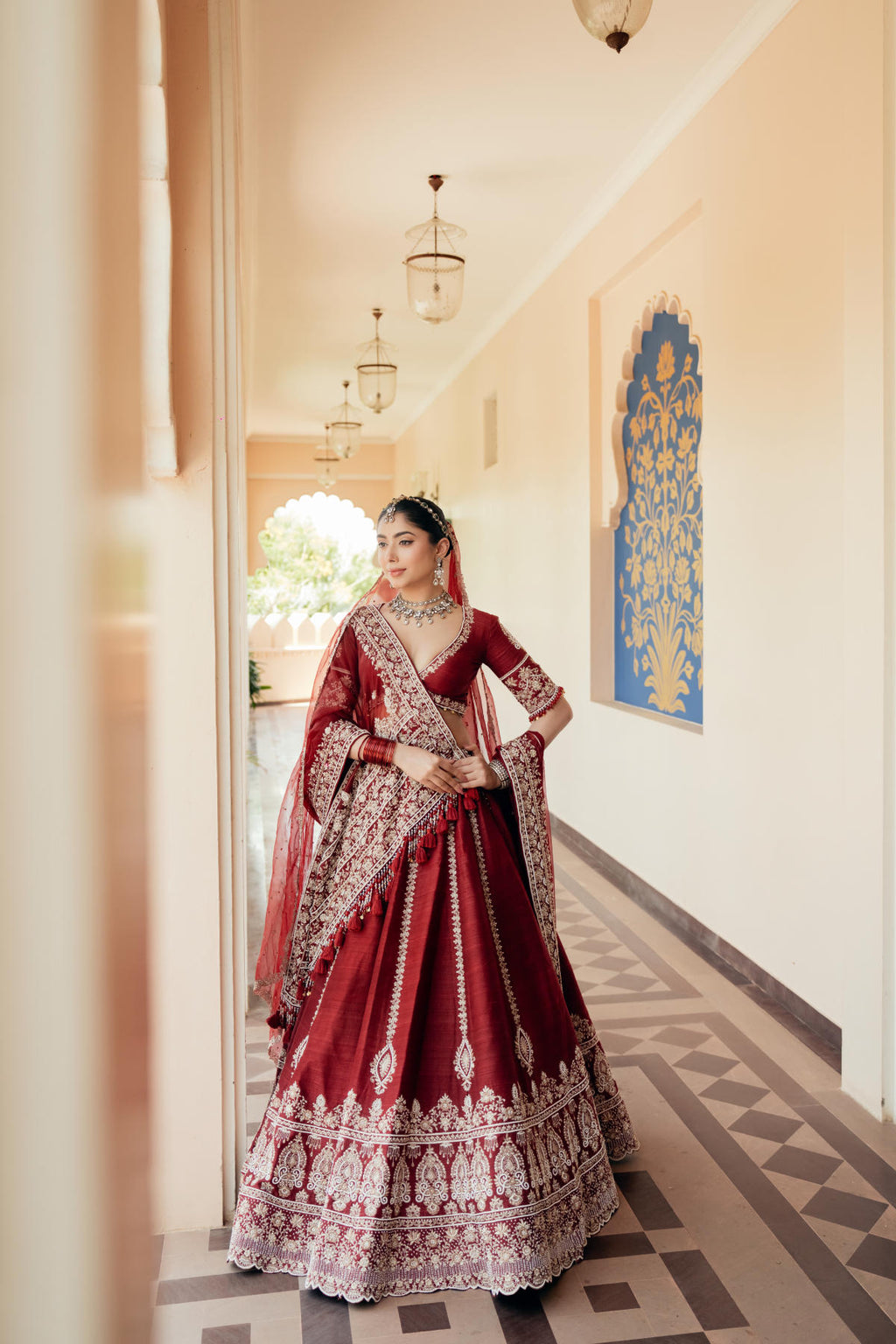 Saanjri Lehenga Set