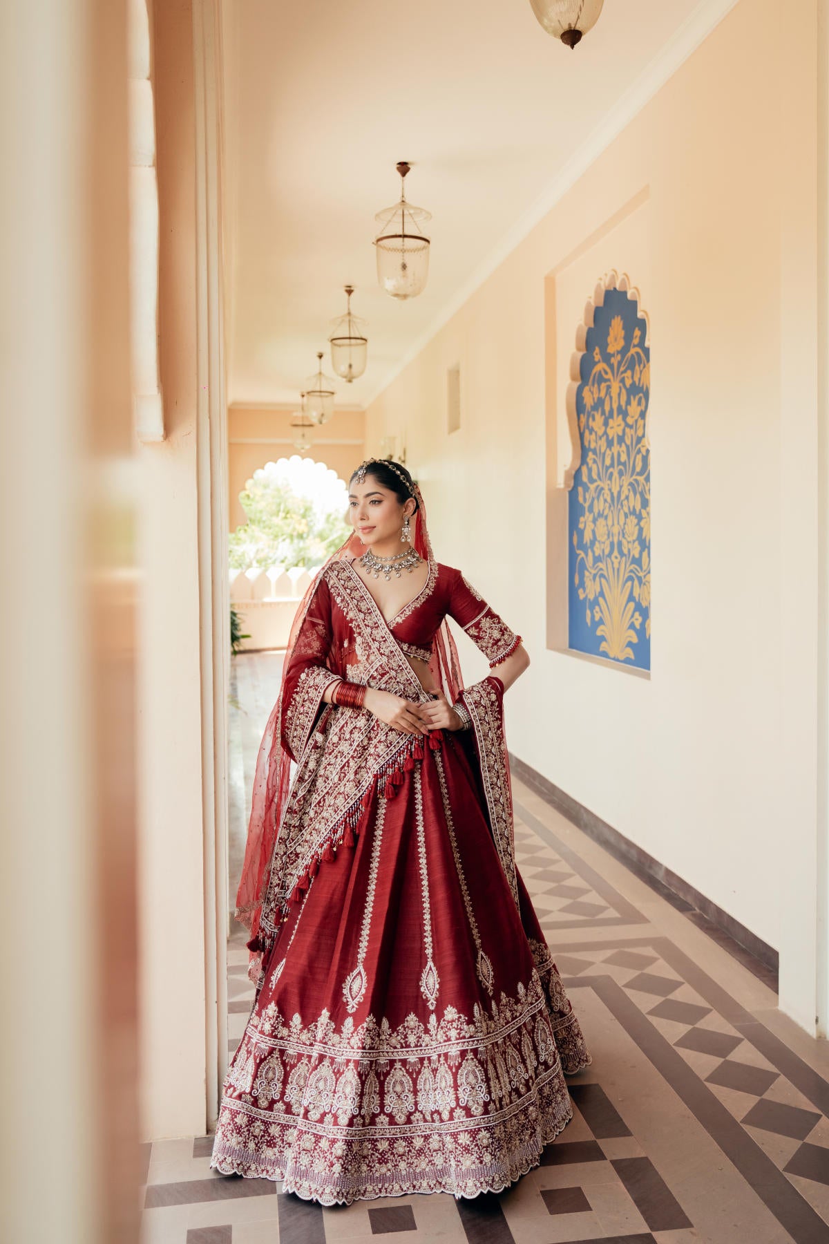 Saanjri Lehenga Set