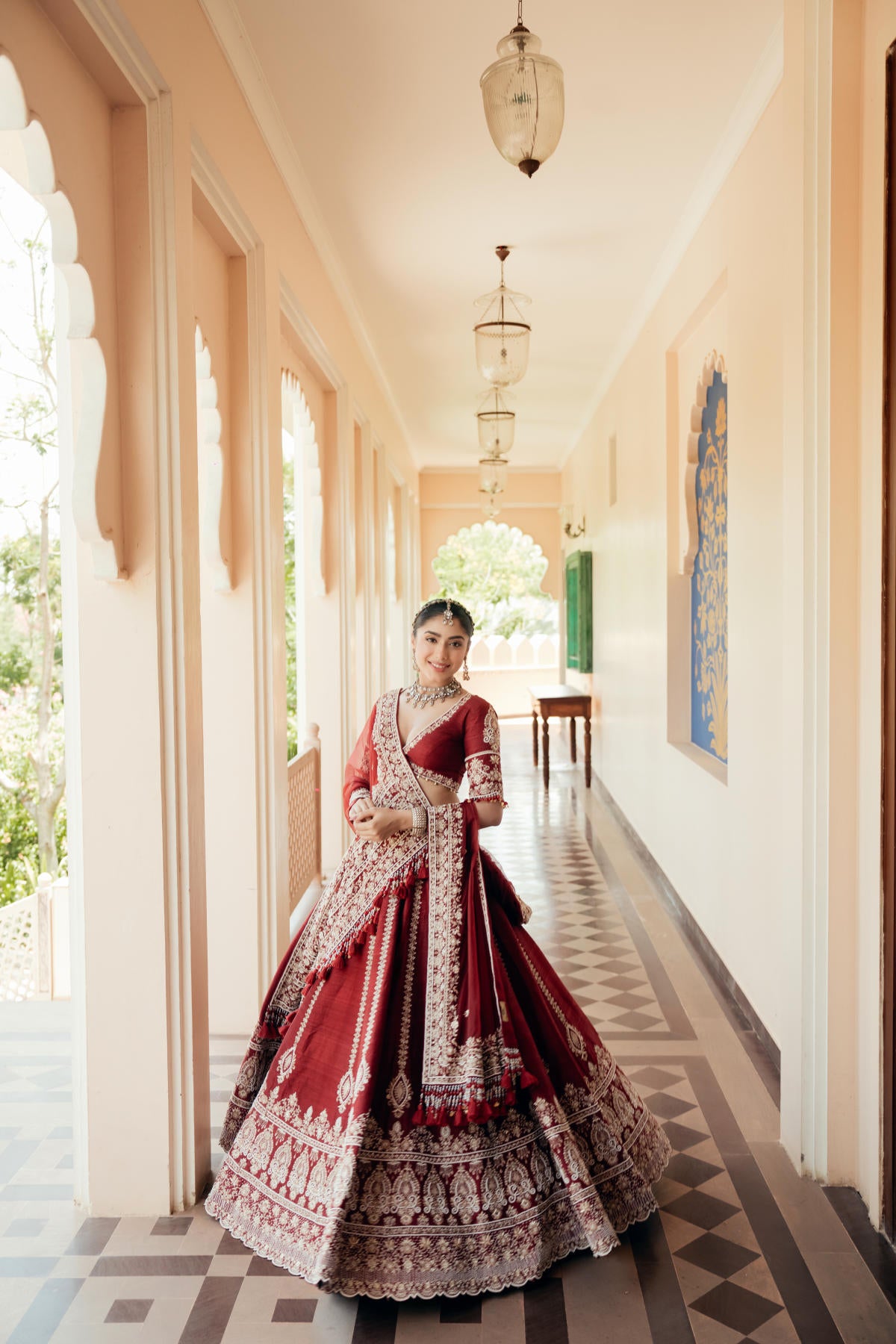 Saanjri Lehenga Set