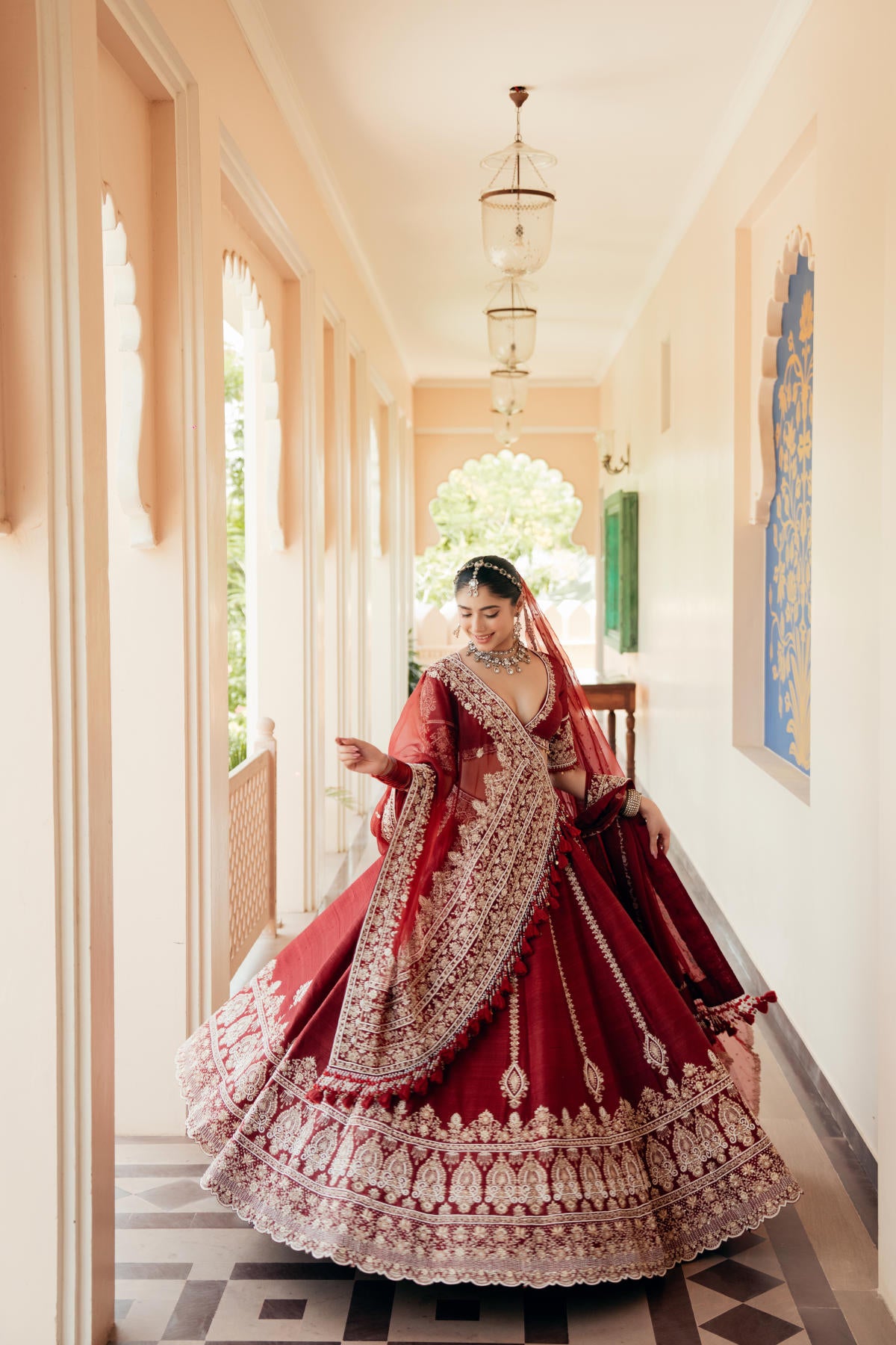 Saanjri Lehenga Set