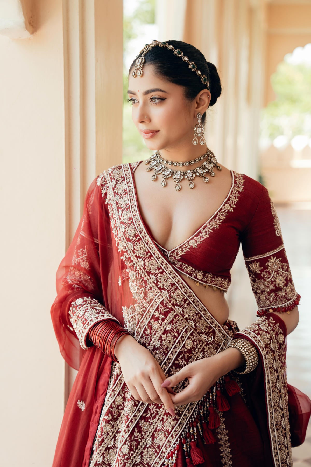 Saanjri Lehenga Set