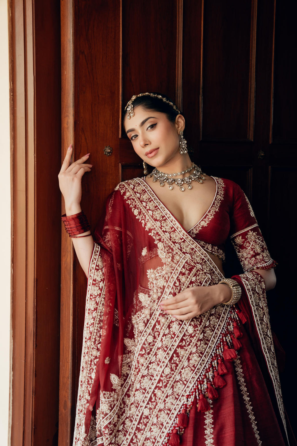 Saanjri Lehenga Set
