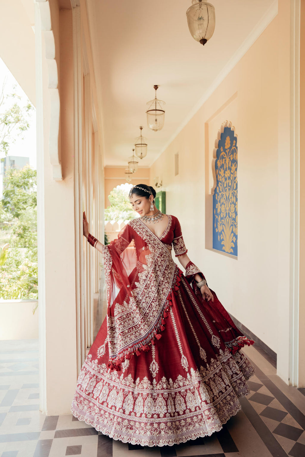 Saanjri Lehenga Set