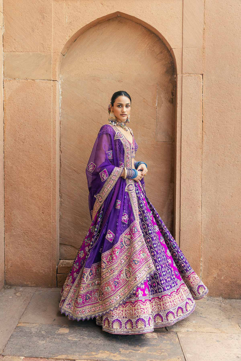 Classic Jamuni Lehenga Set