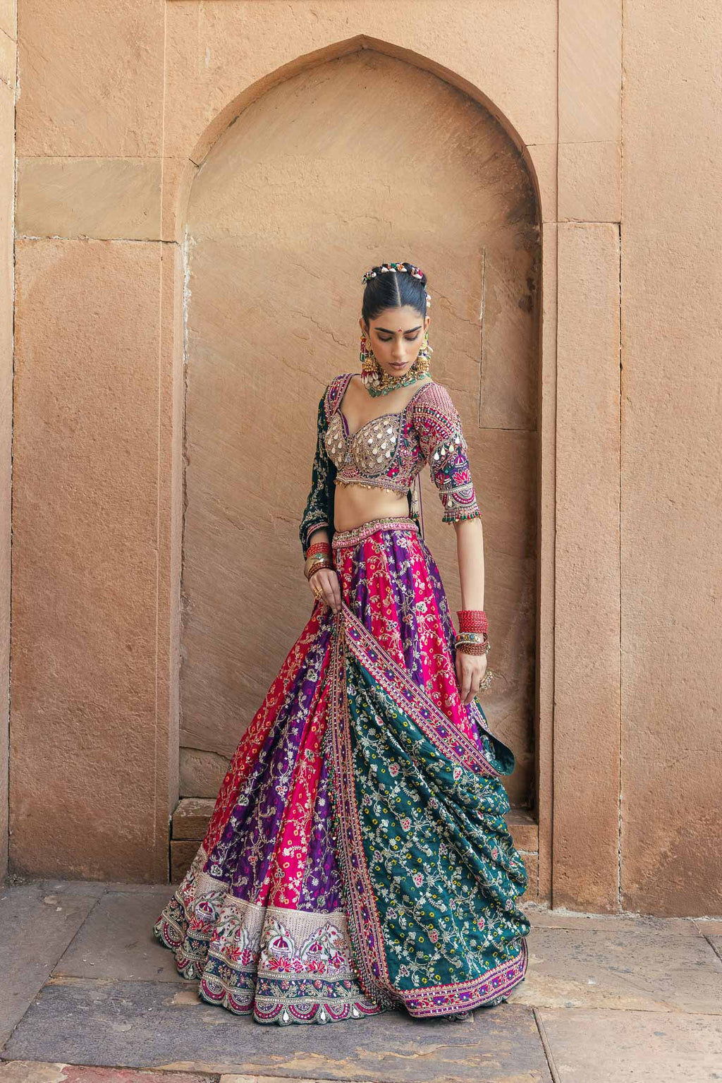 Gul Rang Lehenga Set