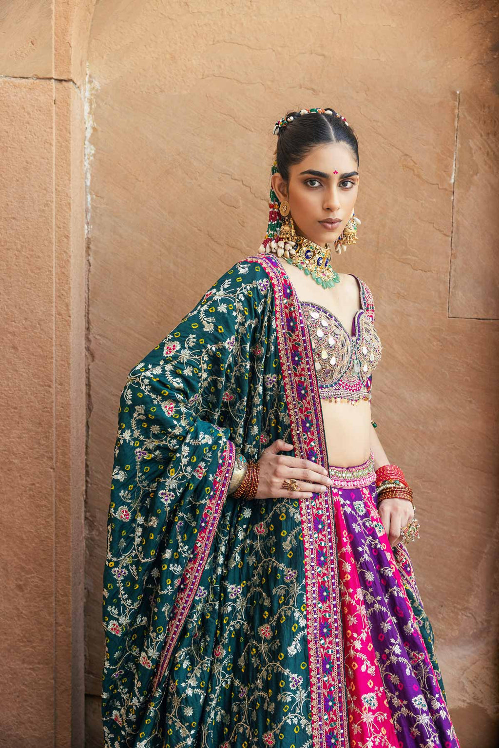 Gul Rang Lehenga Set