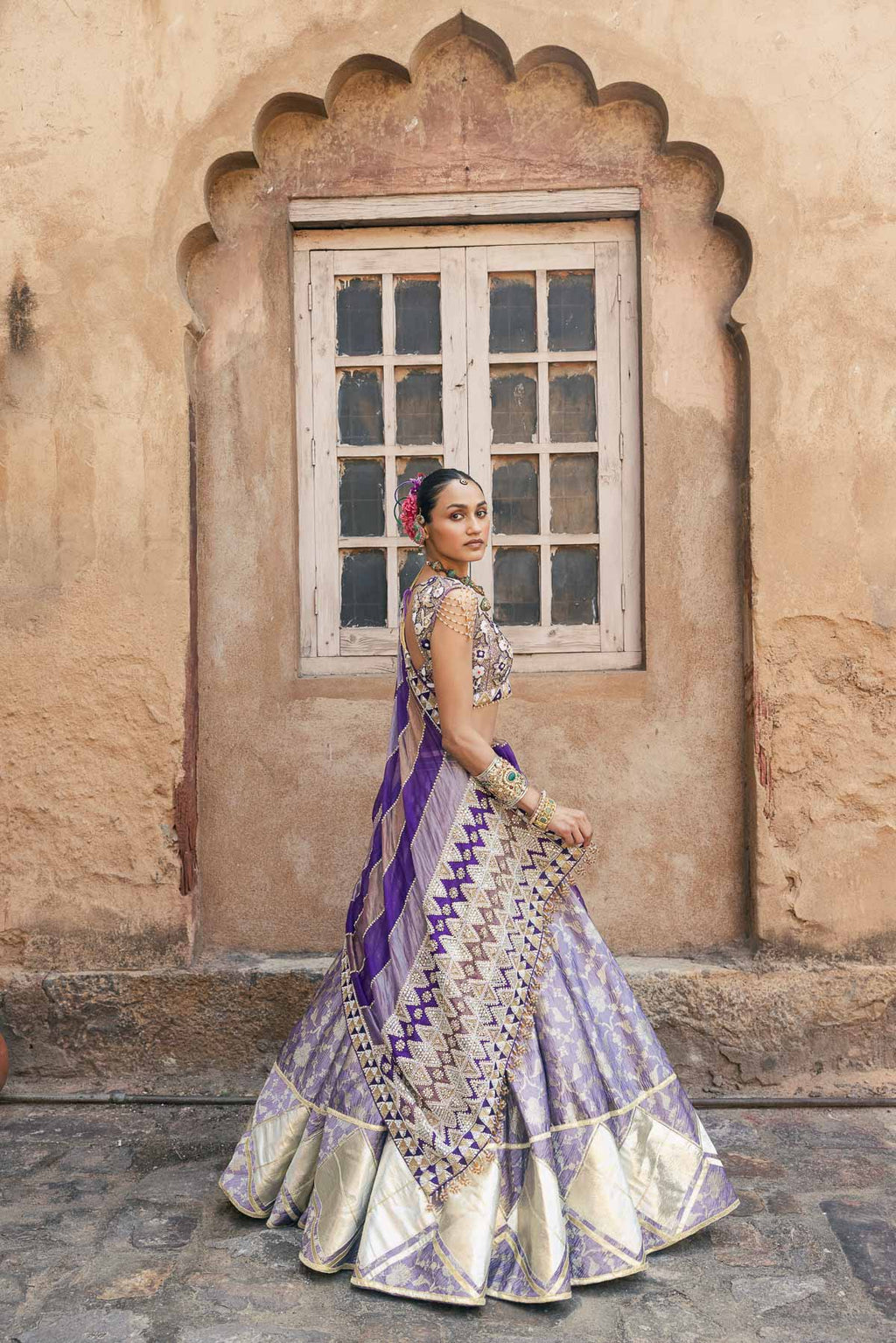 Sunehra Gota Lehenga Set