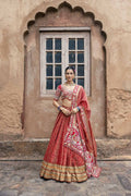 Laal Gota Lehenga Set