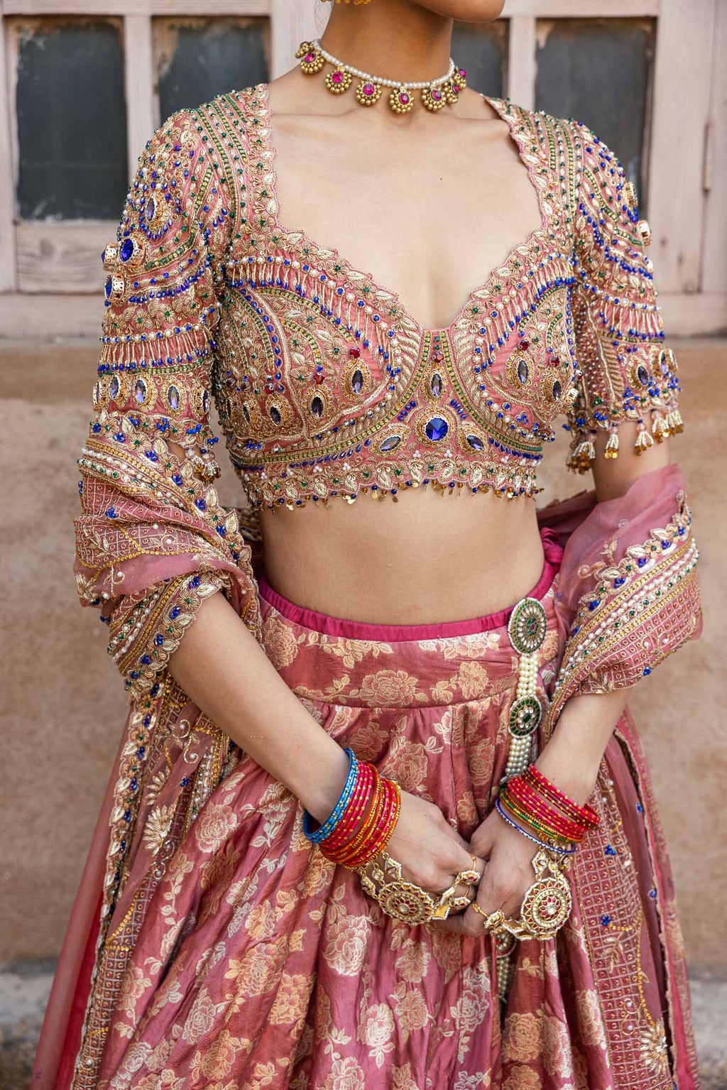 Aabha saaj Lehenga Set