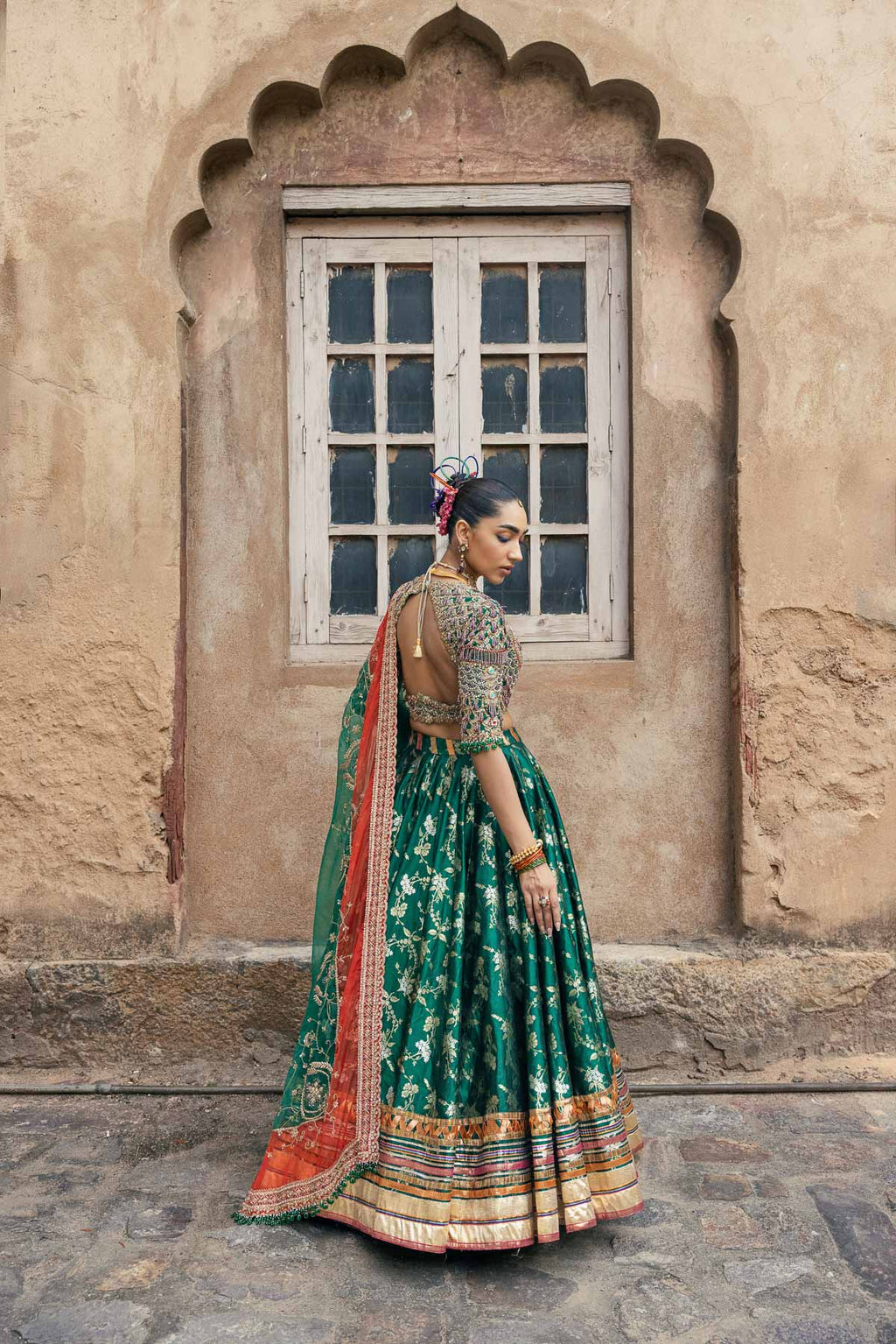 Hariyali Bandhan Lehenga Set
