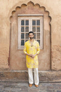 Peela cola Kurta Set