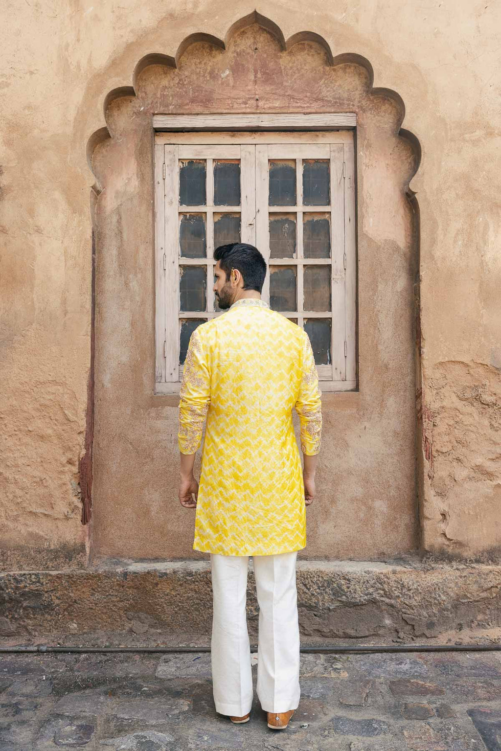 Peela cola Kurta Set