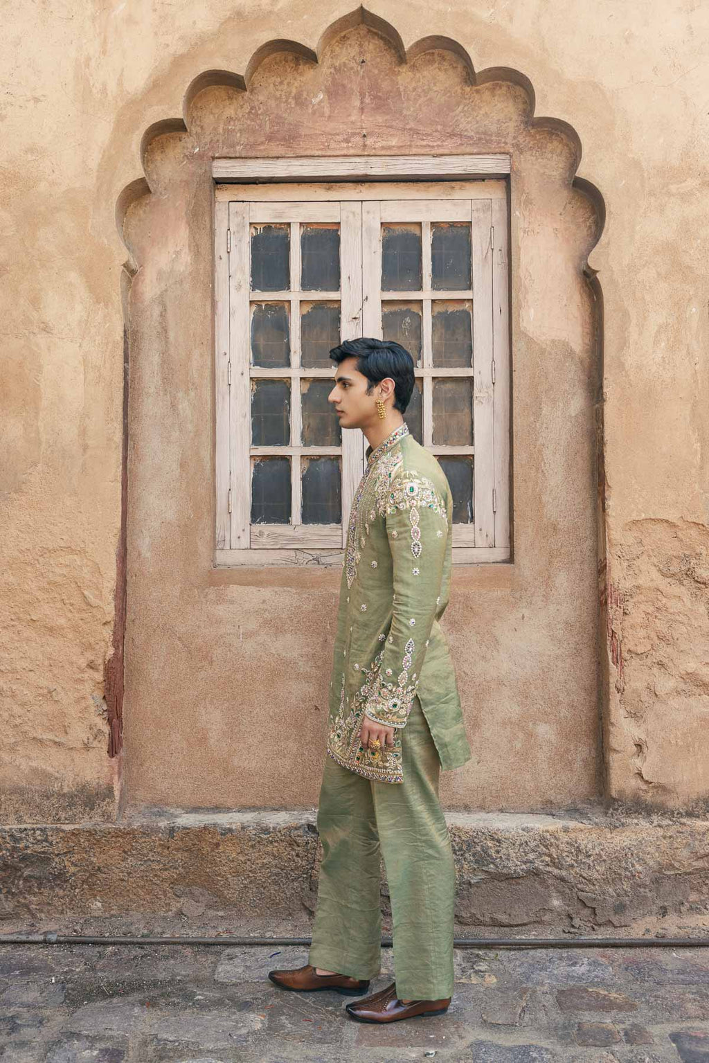 Zaituni Tissue Kurta Set