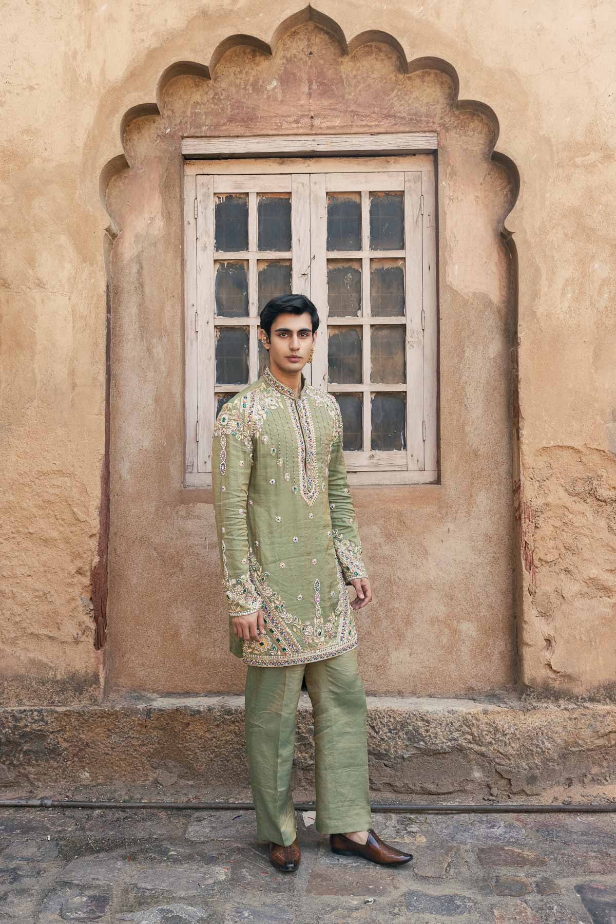 Zaituni Tissue Kurta Set