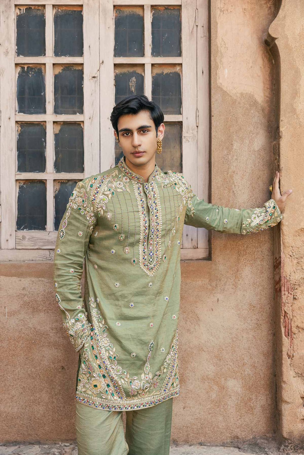 Zaituni Tissue Kurta Set
