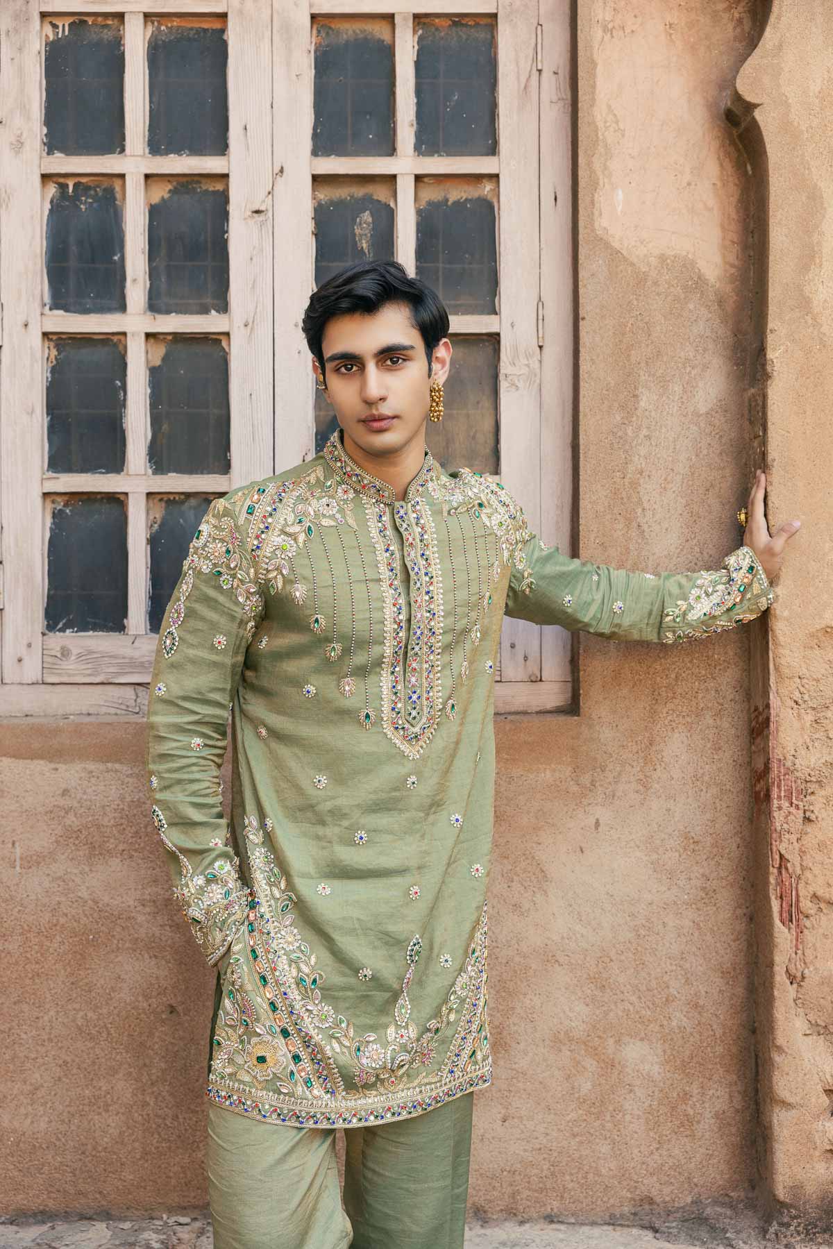Zaituni Tissue Kurta Set