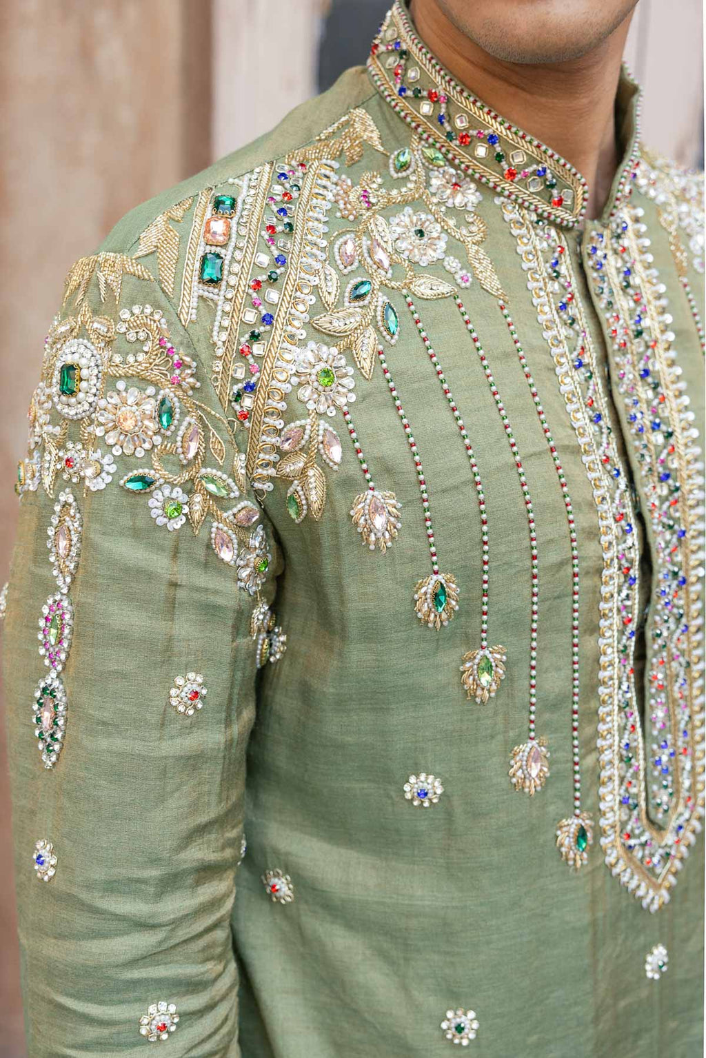 Zaituni Tissue Kurta Set
