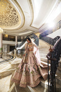 Baby Pink Tissue Lehenga Set with Banarasi Tissue & Chiffon Dupatta
